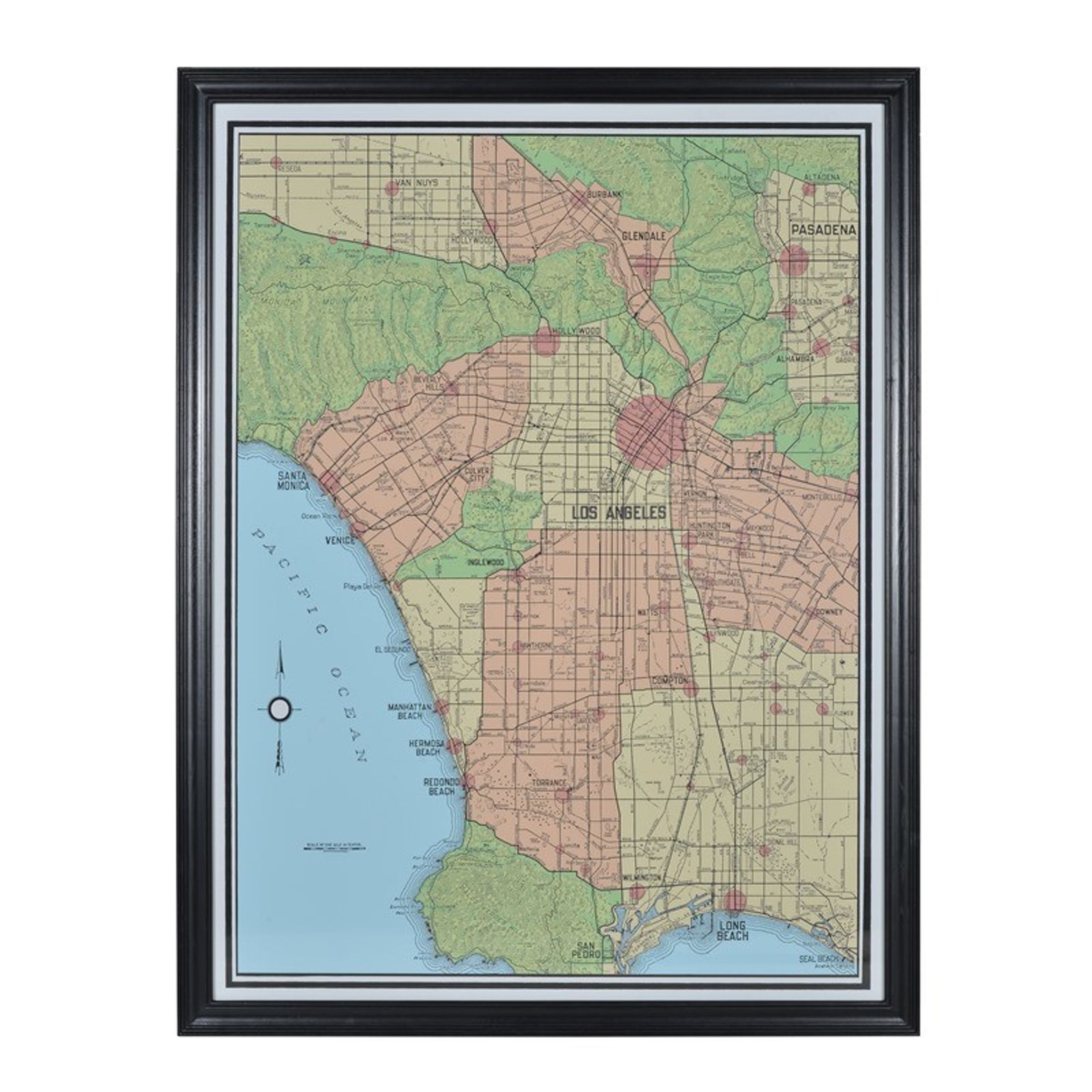 Capital Map Los Angeles These Unframed City Maps Pay Homage To Each City's History And The Life