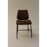Cortina Chair Tan Nspired By Classic Car Seat Design These Chairs A Modern Stylish Appeal High