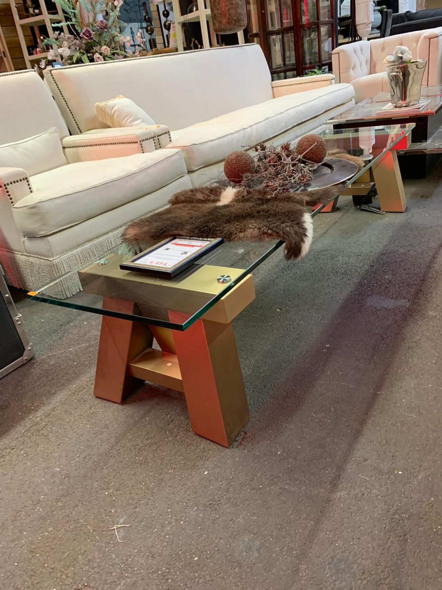 Eichholz Coffee Table Marathon The Marathon Is A Stricking Long Coffee Table With Glass Surface &