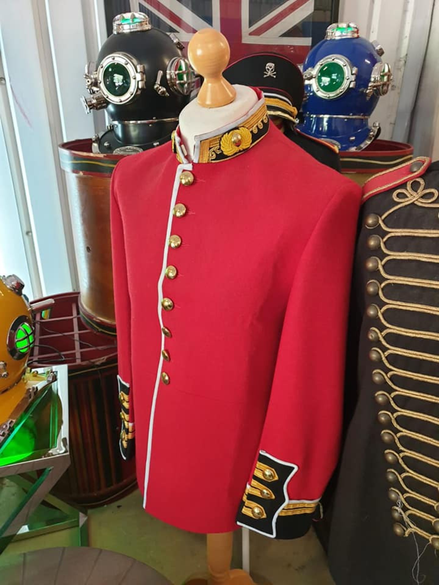 Military Tunic Household Cavalry - Life Guards Red Tunics - Ceremonial - Genuine Army Issue