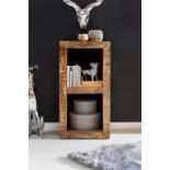 Cube Unit Handmade Solid Wood Cube Display Indulge In The Warmth Of Wood With Its Country