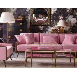 Serene Sofa Nina Pale Pink A Contemporary Oversized Sofa