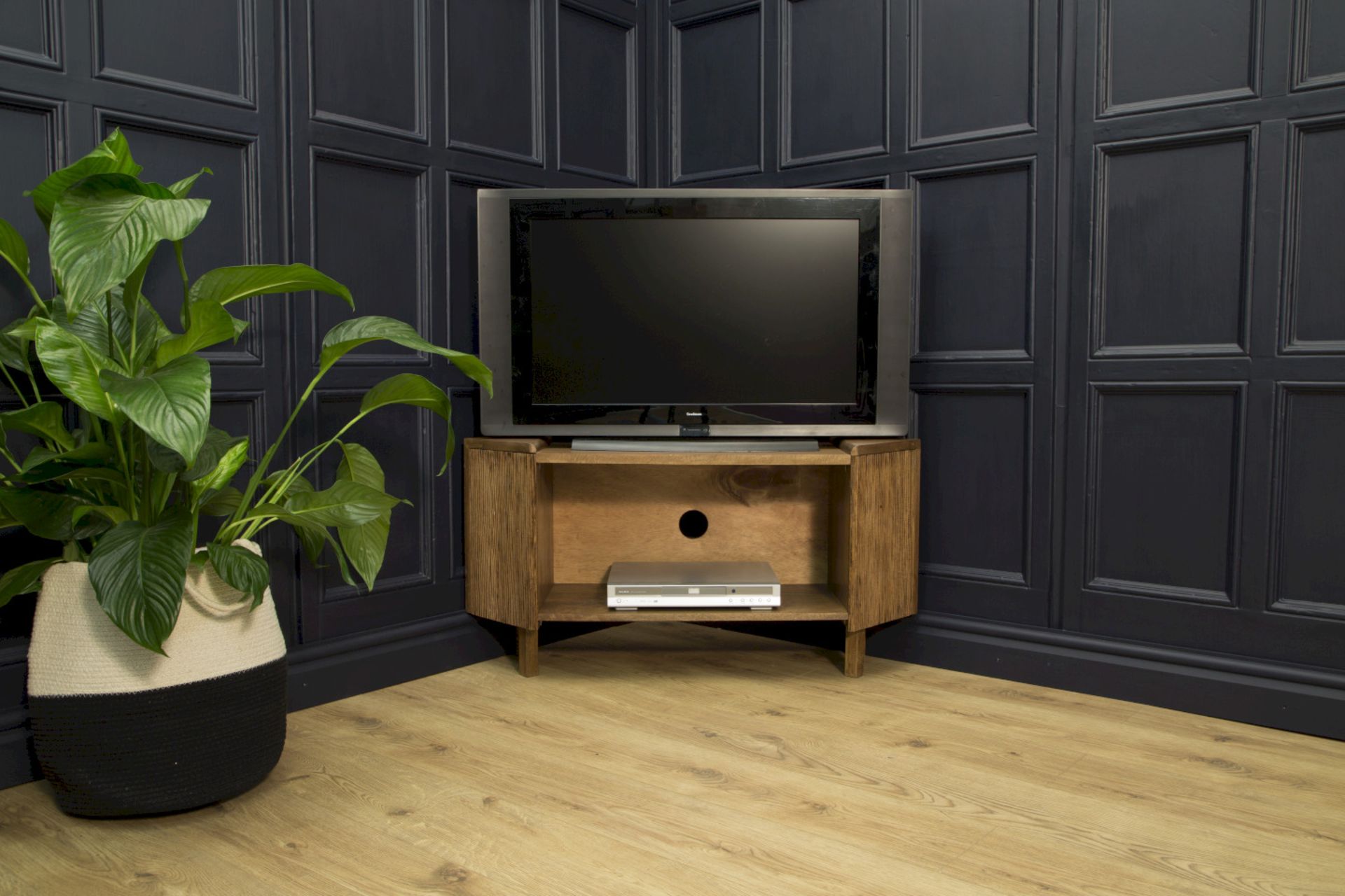 Ripple Corner TV Unit 2 Doors