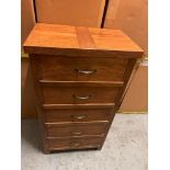 Soho Solid Wood Chest 5 Drawer
