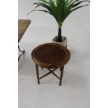 Livingstone Leather Side Table