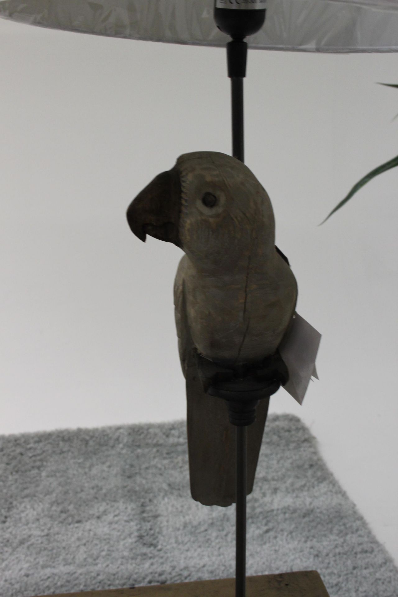 Wooden Parrot Table Lamp - Image 2 of 3