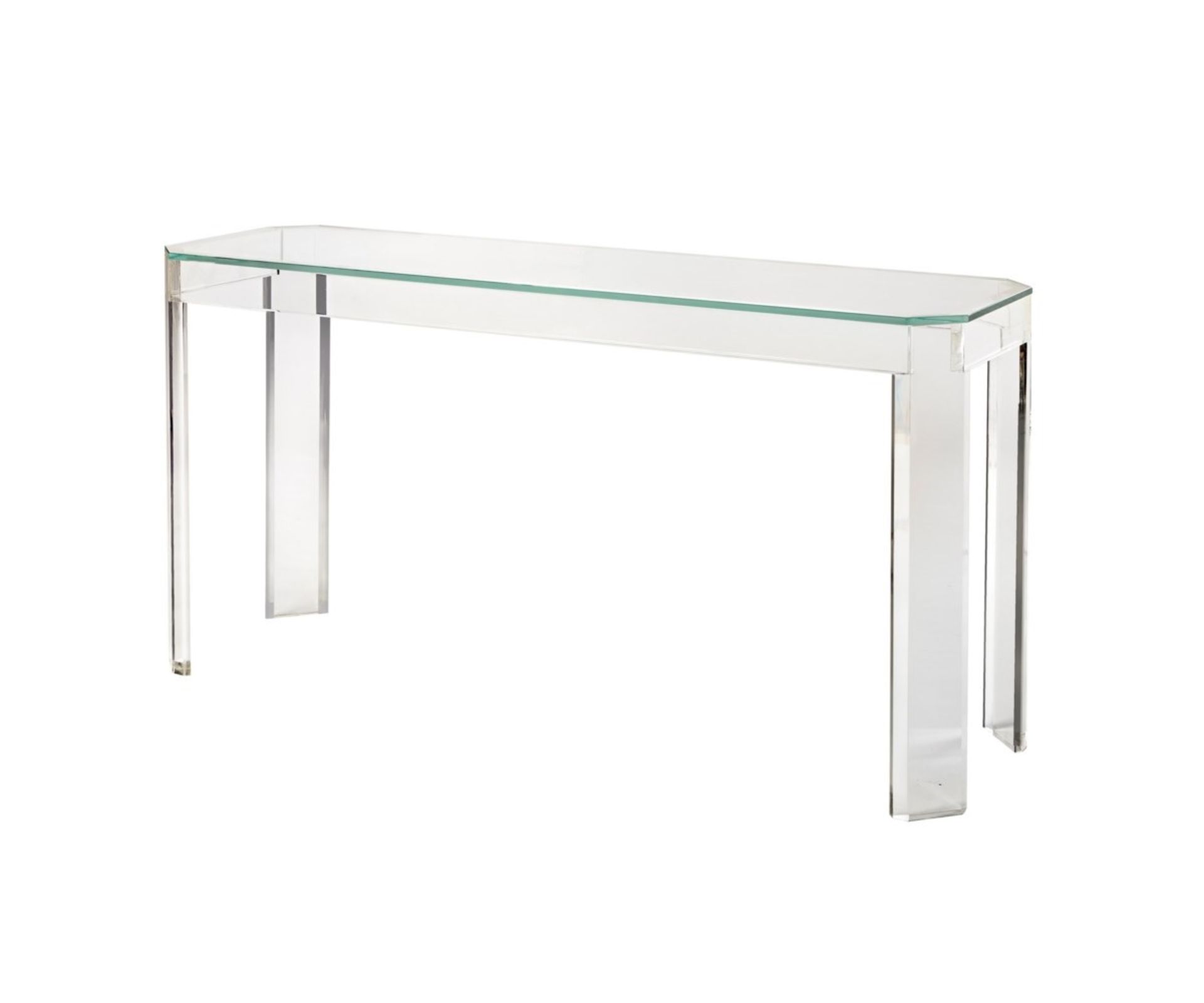 Augustine Acrylic Console Table