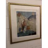Framed Artwork Golfing - Paula McArdle Limited Edition 327/400