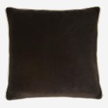 Andrew Martin Pelham Chocolate Buff Velvet Cushion