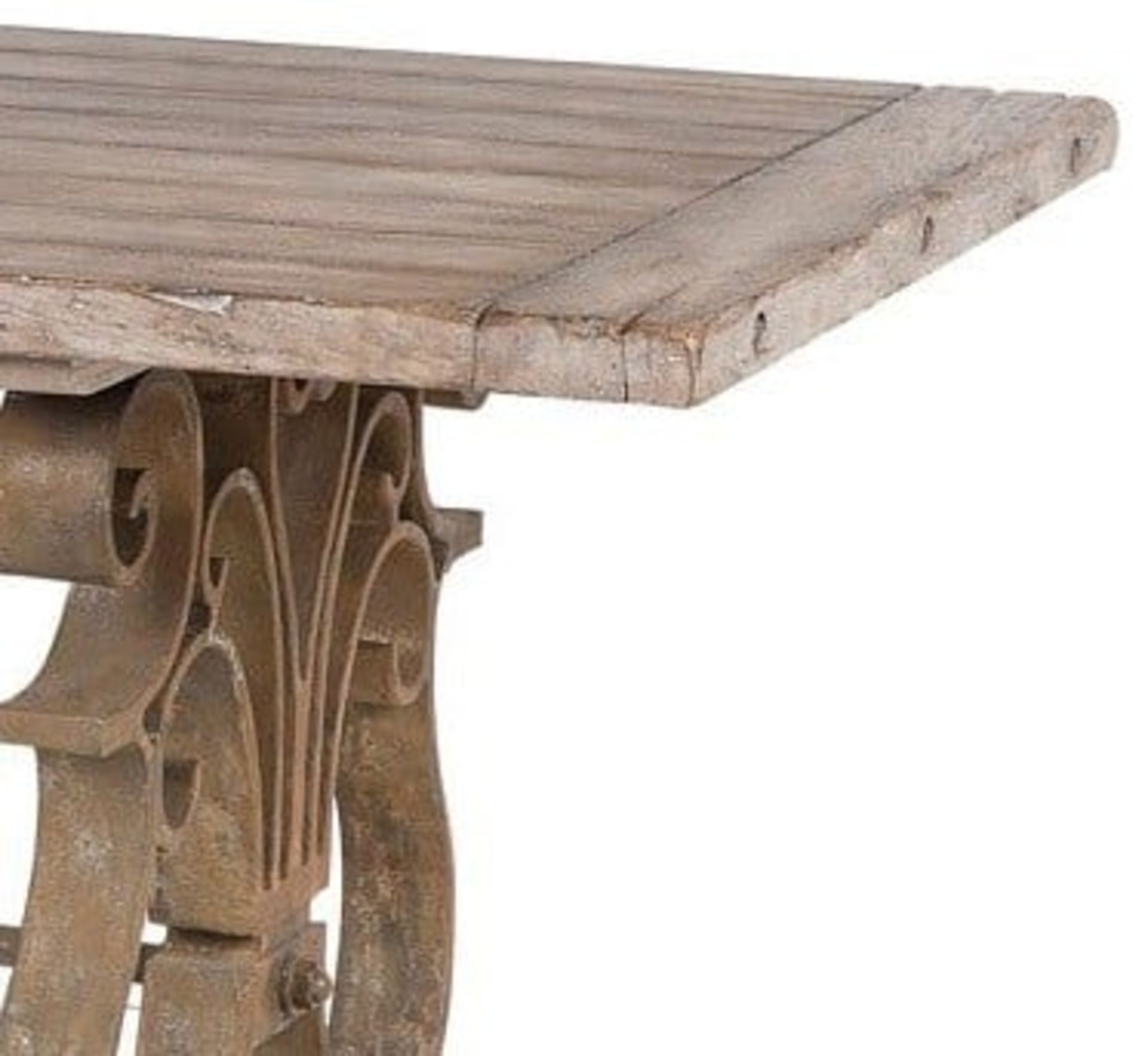 Frederick Dining Table Weathered Oak - Image 3 of 4