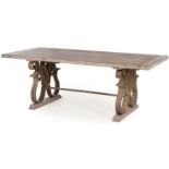 Frederick Dining Table Weathered Oak