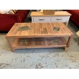 Voyager Vintage Map Coffee Table