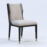 Kelly Hoppen Taylor Dining Chair Fallon White Leather