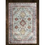 Aqua Rug The Rug has a soft silky touch with a cotton backing. It has a sophisticated colouring