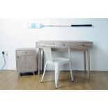 Mono Writing Table Give your office space a unique, retro look with this desk. The desks understated
