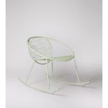 Finsbury Garden Rocking Chair, Pastel Green Steel By Swoon Editions (brand new boxed) (brand new