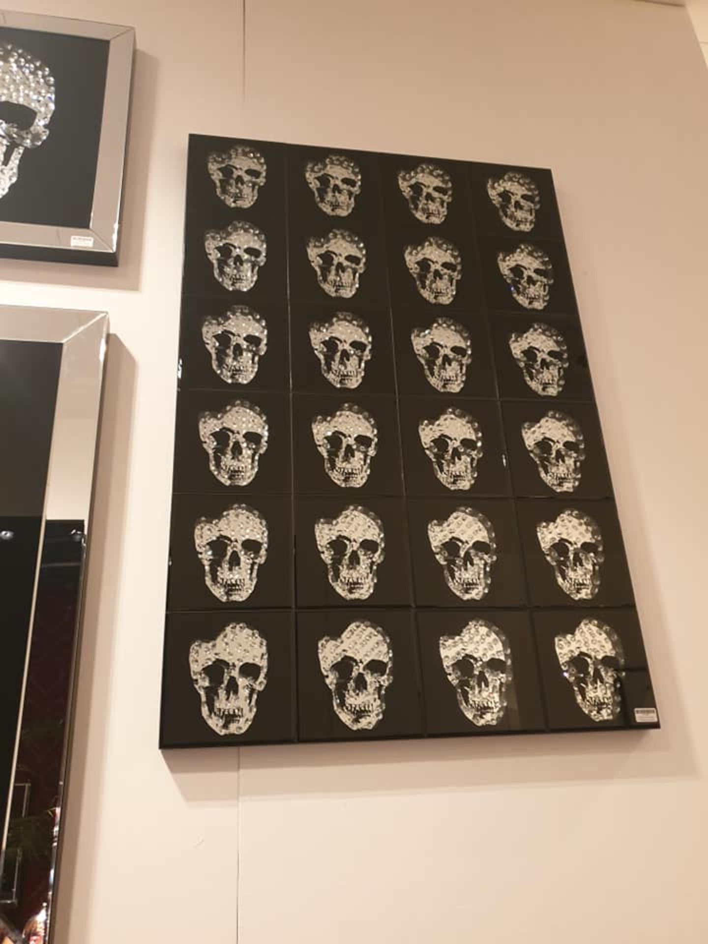 Wall Art Skull A Large Statement Piece Wall Art - This Stunning Piece Will Be A Talking Point With - Image 2 of 2