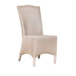 A Pair of Classic LLoyd Loom Chairs Canvas 40 x 60 x 100cm (Loc OAL01C)