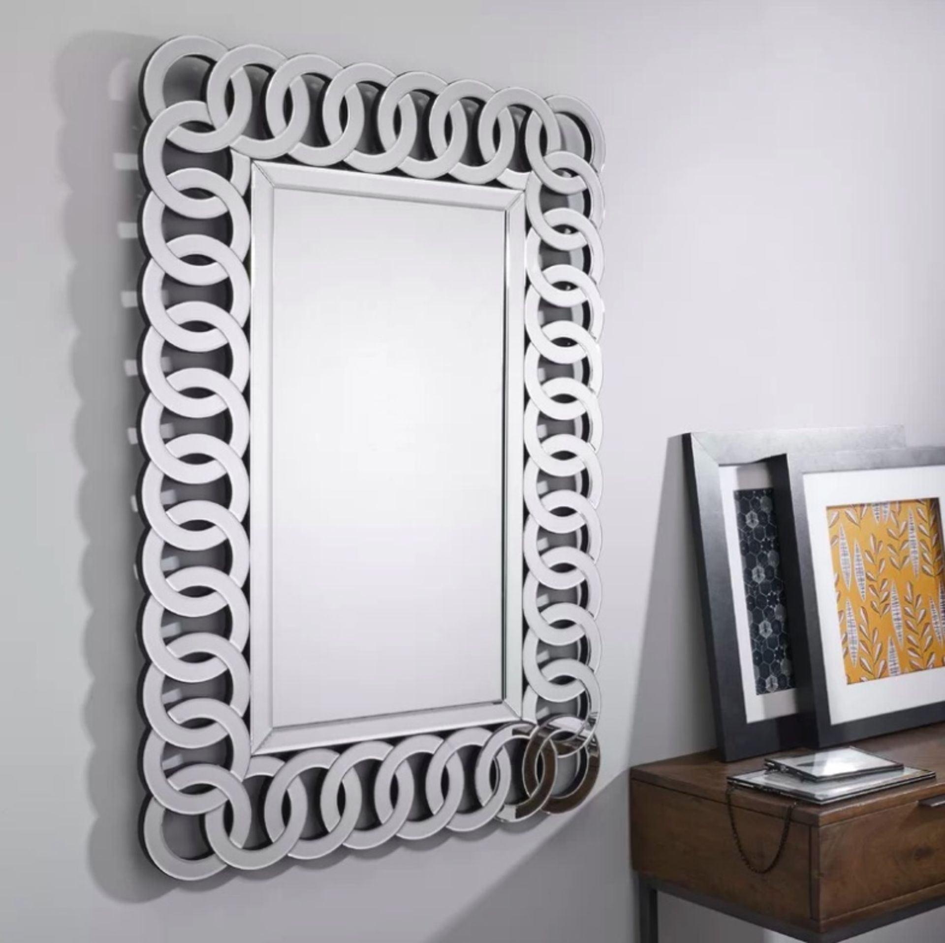 Modern Wall Mirror This Wall Mirror is perfect if you are looking for that fresh modern look it is - Image 2 of 2
