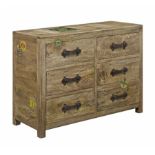 Commode 6 Drawers Voyager Travel Evoking The Excitement Of Travel The Voyager 6 Drawer Trunk Has