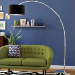 Arched 209cm Lamp With its arc design and sleek black shade, this floor lamp is the perfect addition