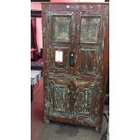 Antique wood cabinet in Teak wood, Rosewood, Indian wood in traditional patterns. With antique