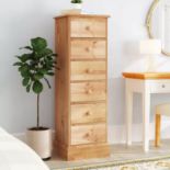 Rustic 6 drawer chest Perfect for storing out-the-door essentials in your hallway or accessories
