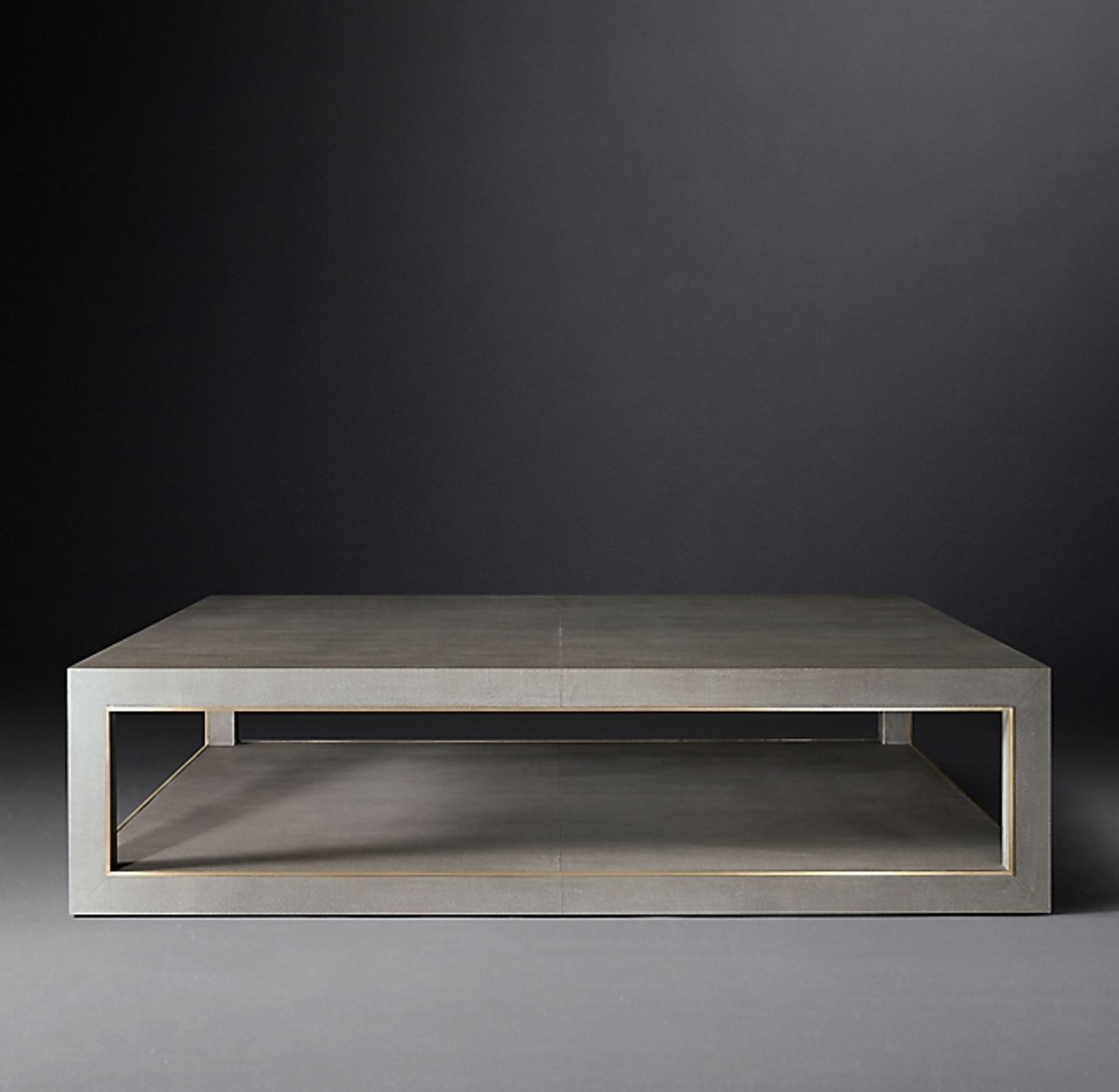 Shagreen Square Coffee Table