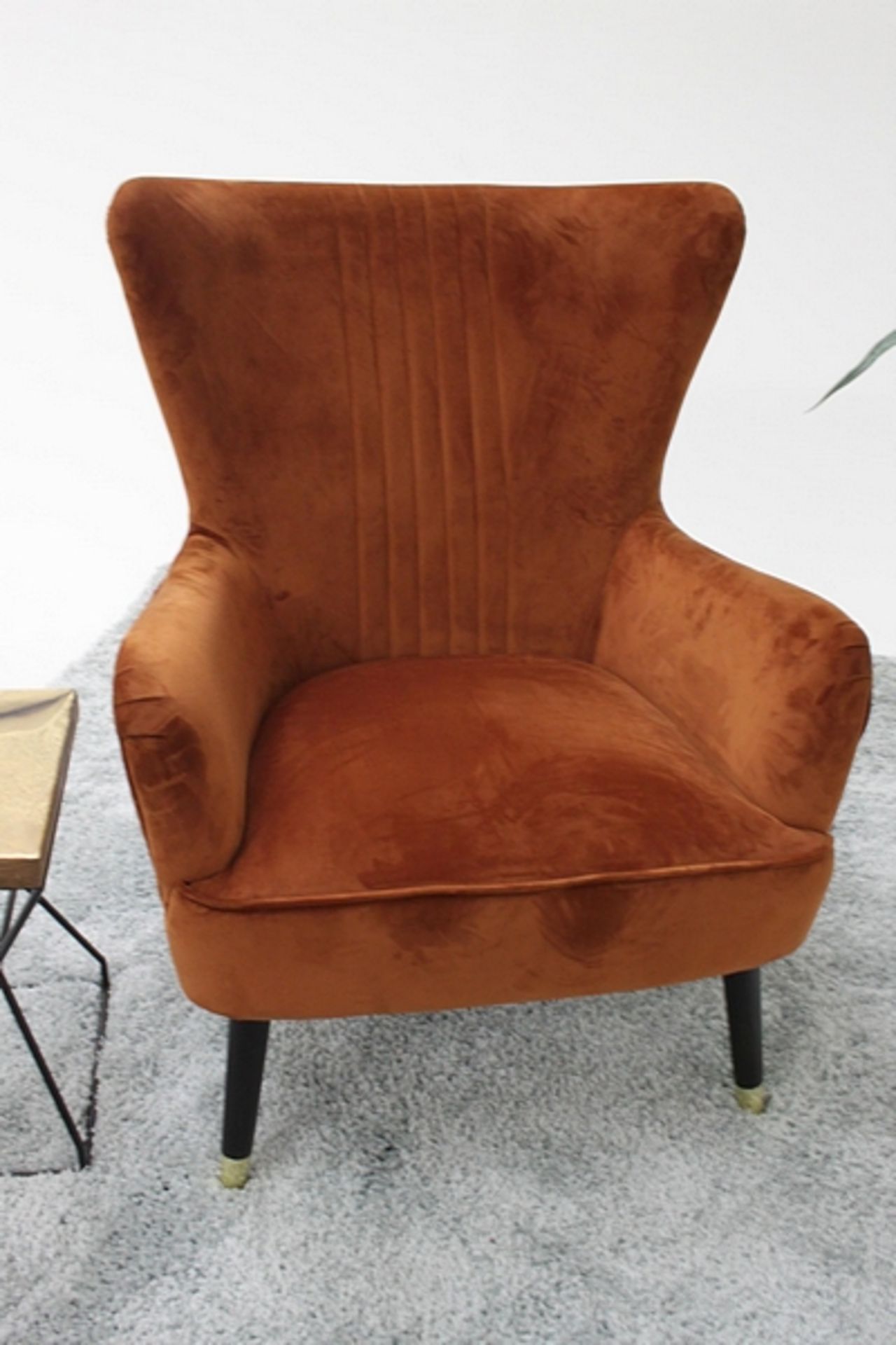 Velvet Armchair - Image 2 of 3