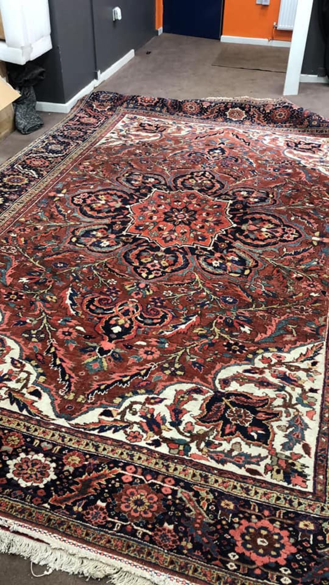 Hand Made Iranian Helix Carpet