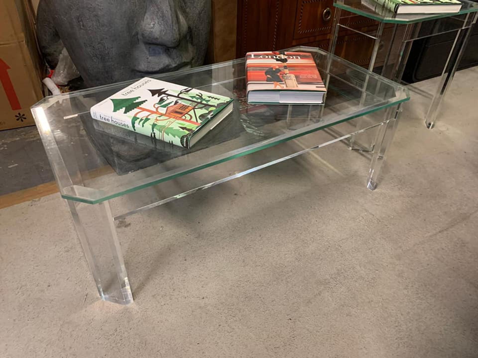Andrew Martin Augustine Acrylic Coffee Table - Image 3 of 4
