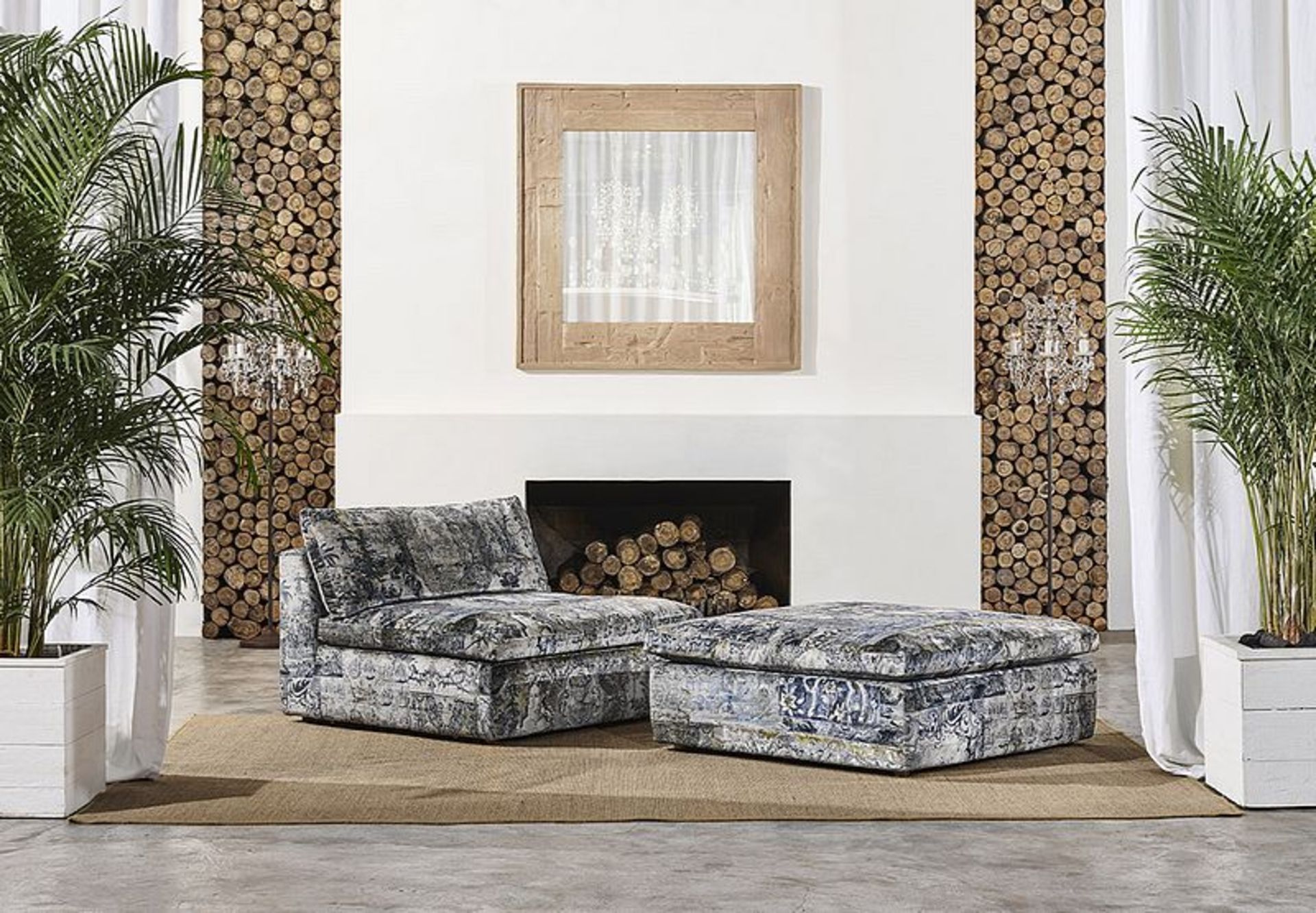 Bloom Sectional Sofa Luxury Velvet - Image 2 of 3