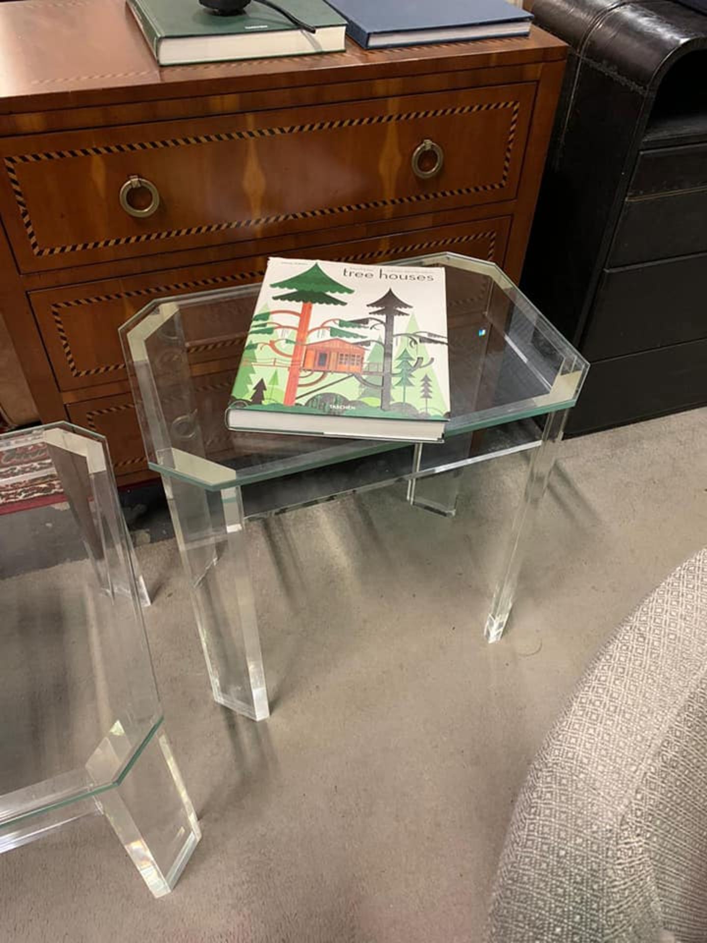 Andrew Martin Augustine Acrylic Side Table