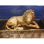 Lion Resin Sculpture