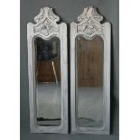 Upcycled Victorian Era Beveled Glass Carved Wall