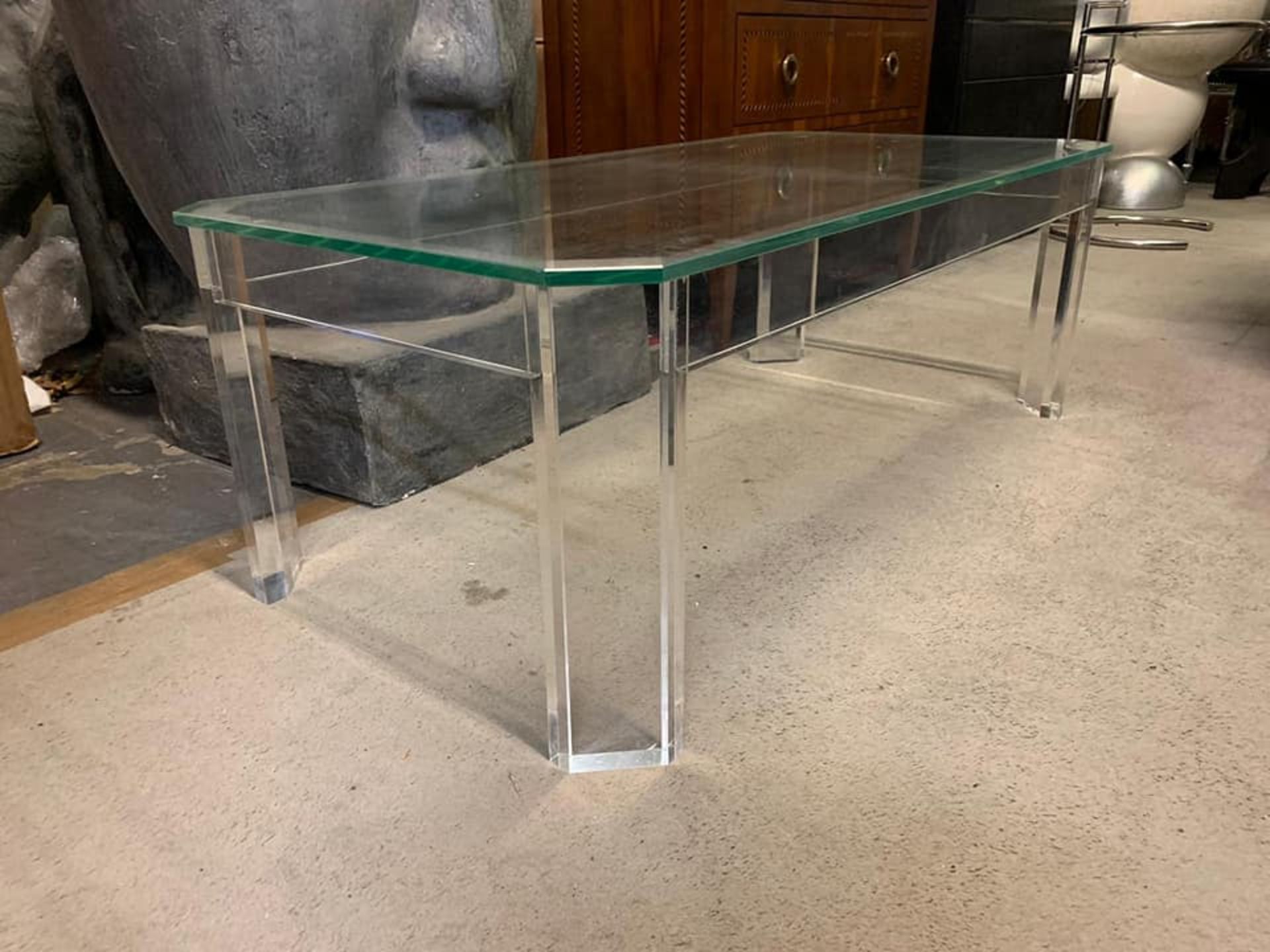Andrew Martin Augustine Acrylic Coffee Table - Image 2 of 4