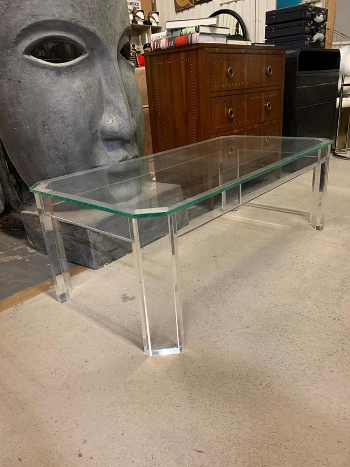 Andrew Martin Augustine Acrylic Coffee Table - Image 4 of 4