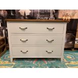 Provence Rustic Pine 3 Drawer Dresser