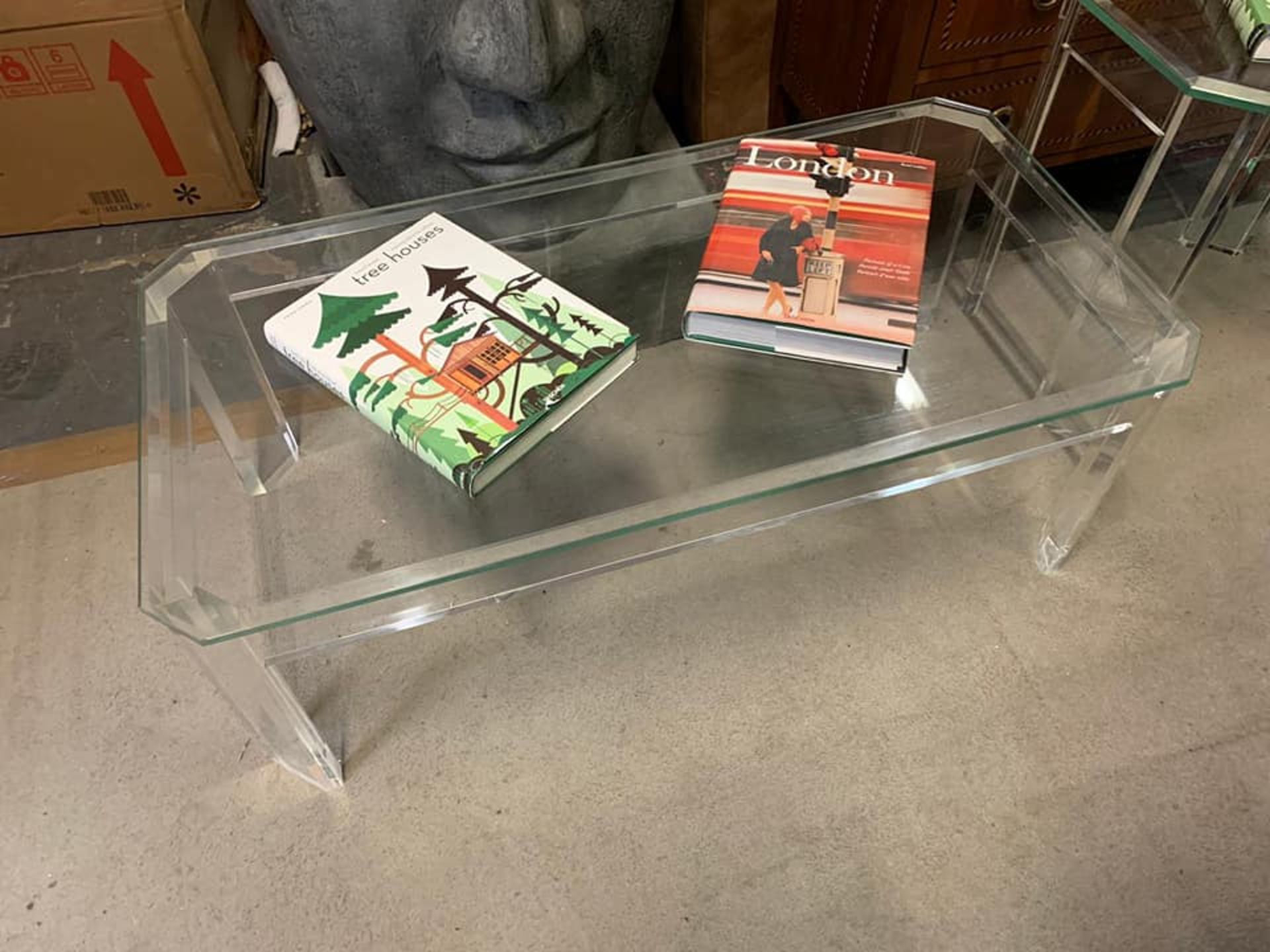 Andrew Martin Augustine Acrylic Coffee Table