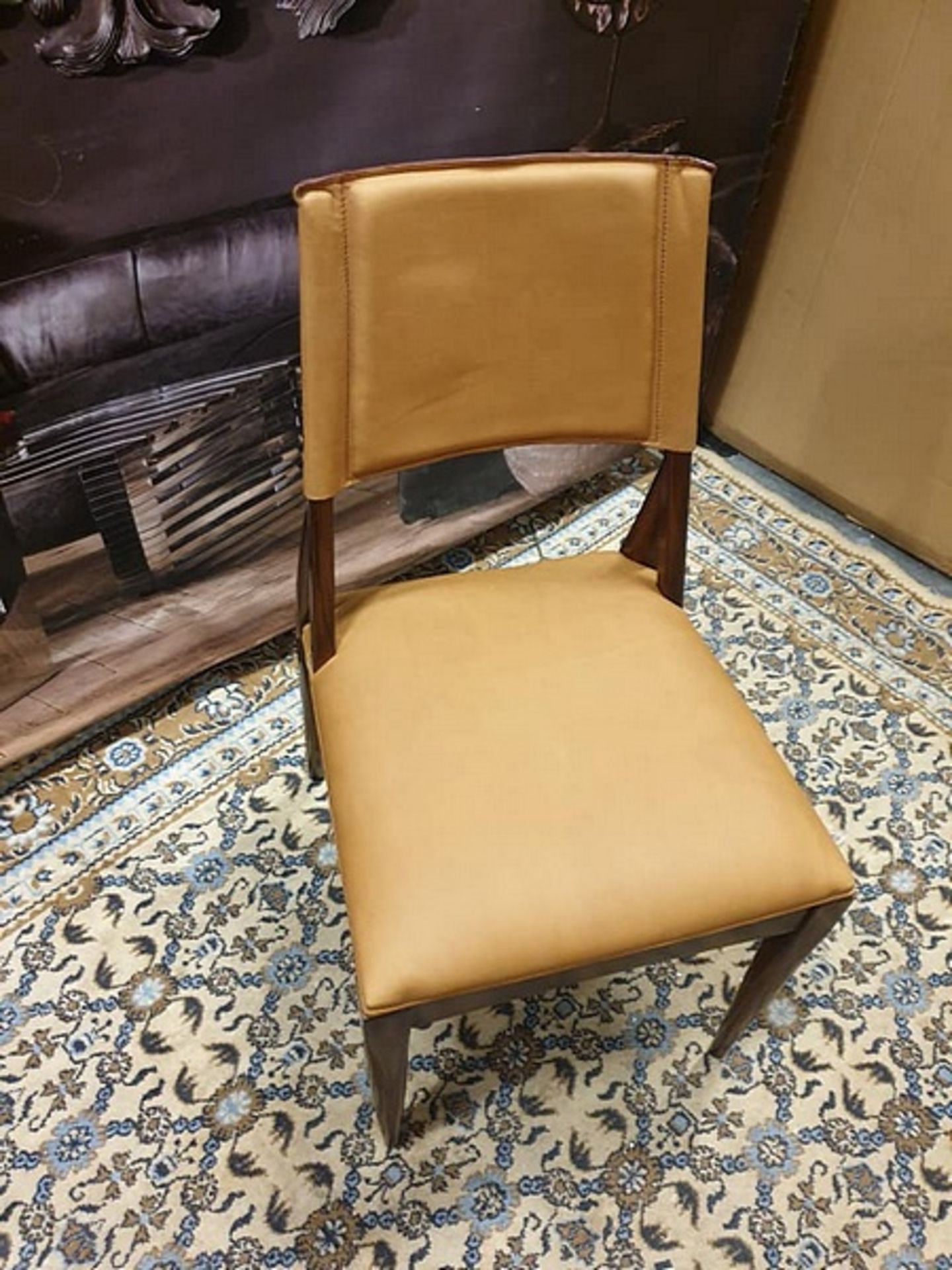 Walnut Dinign Chairs - Image 3 of 3
