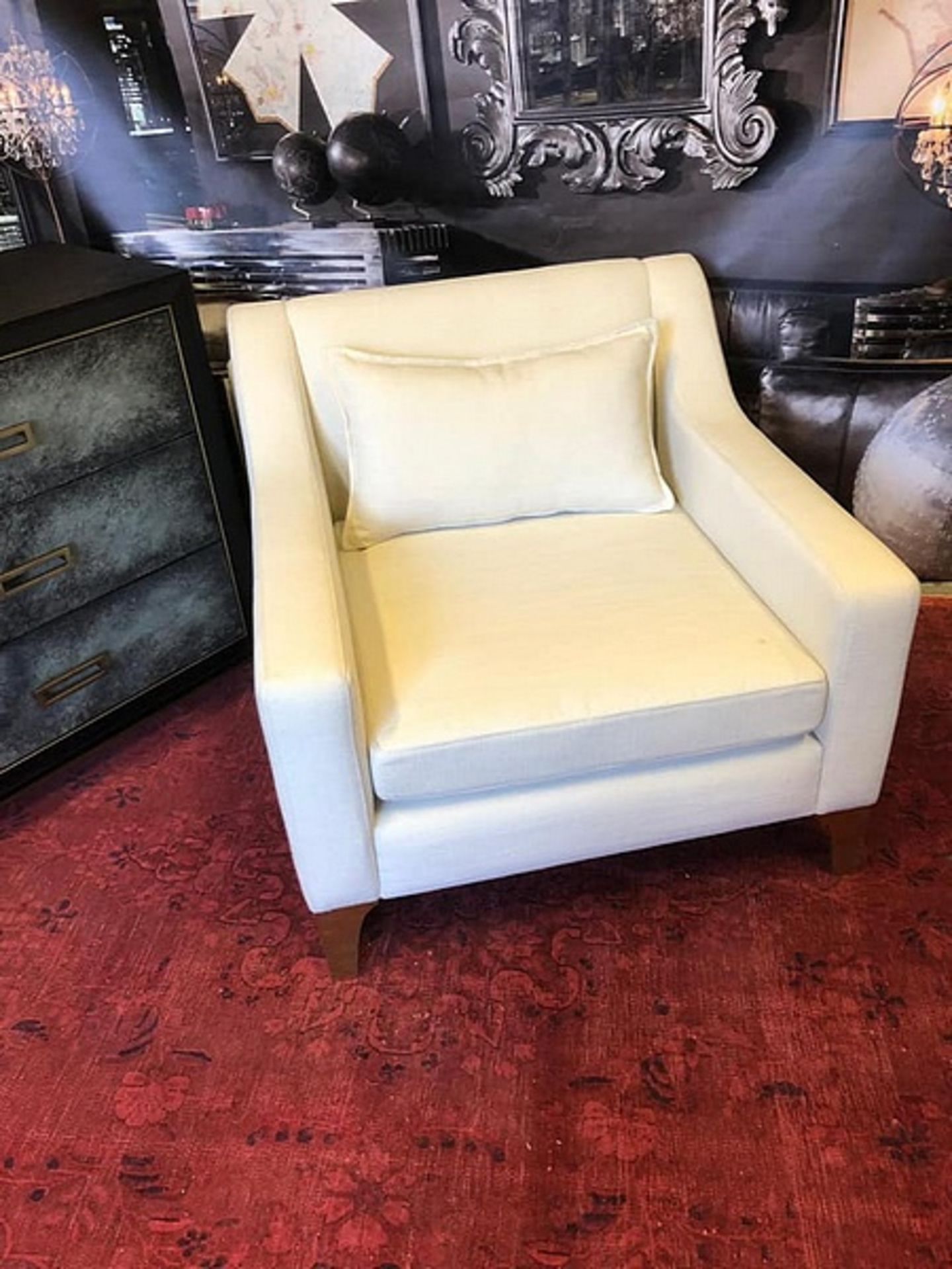 Lowrider Chair Nina Ivory Armchair