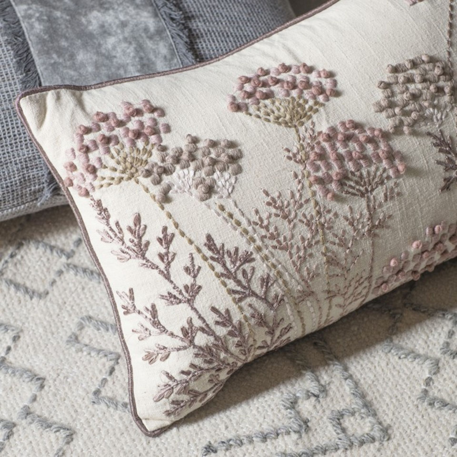 Luxury Embroidered Cushion