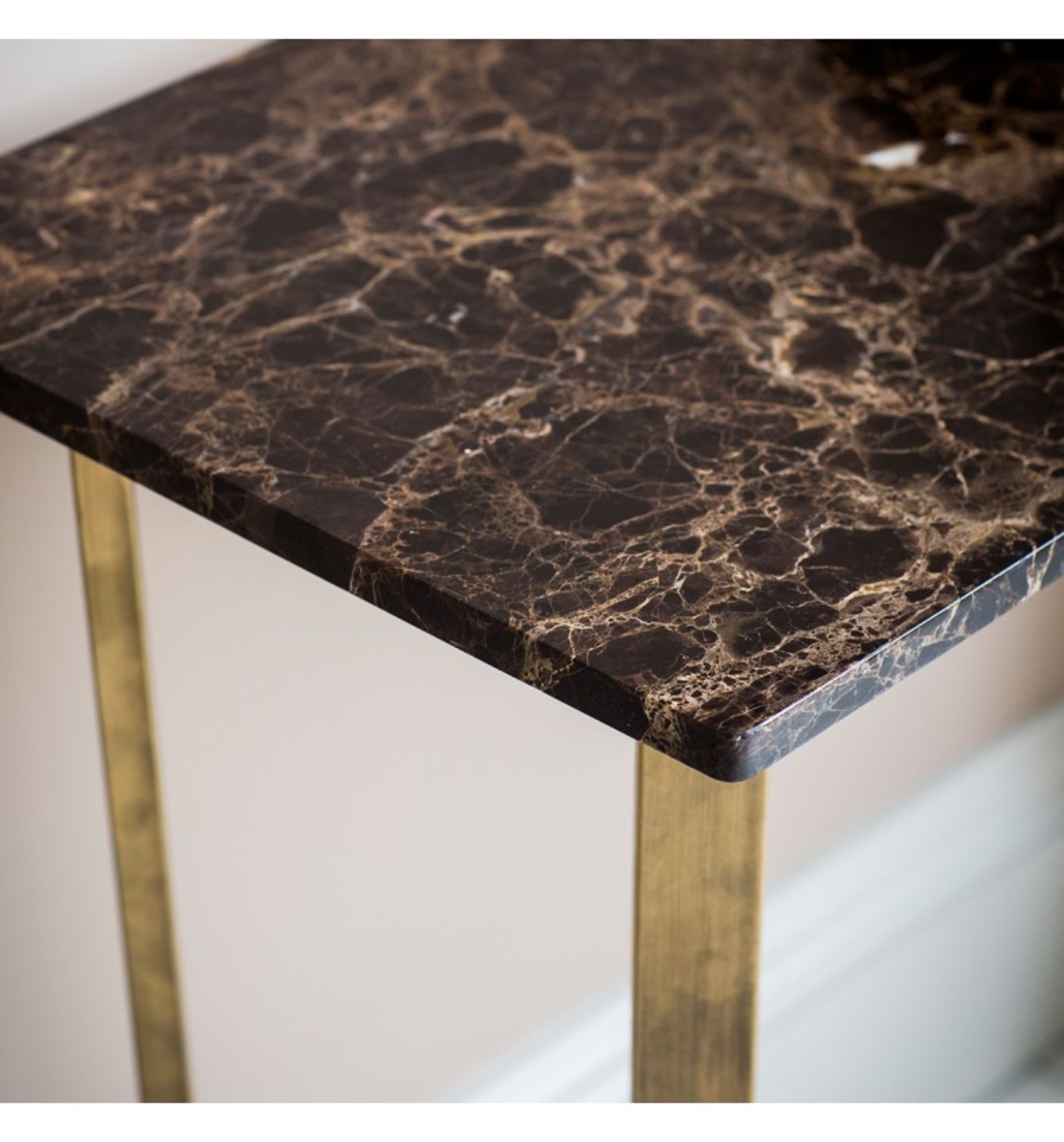 Emperor Console Table Marble - Image 2 of 2