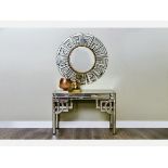 Claridge Art Deco Round Mirror