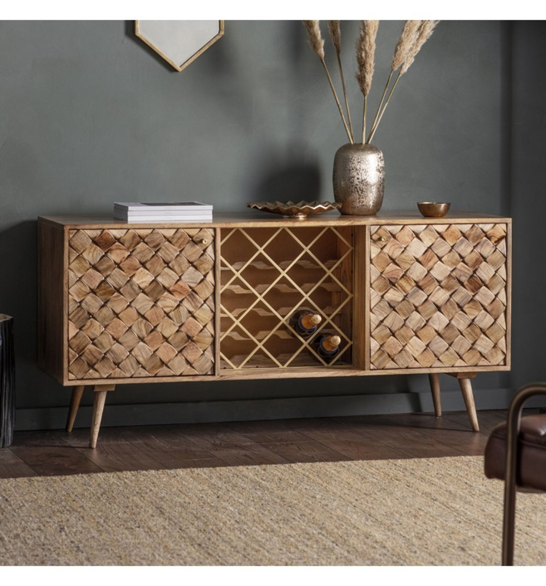 Large Burnt Wax Sideboard