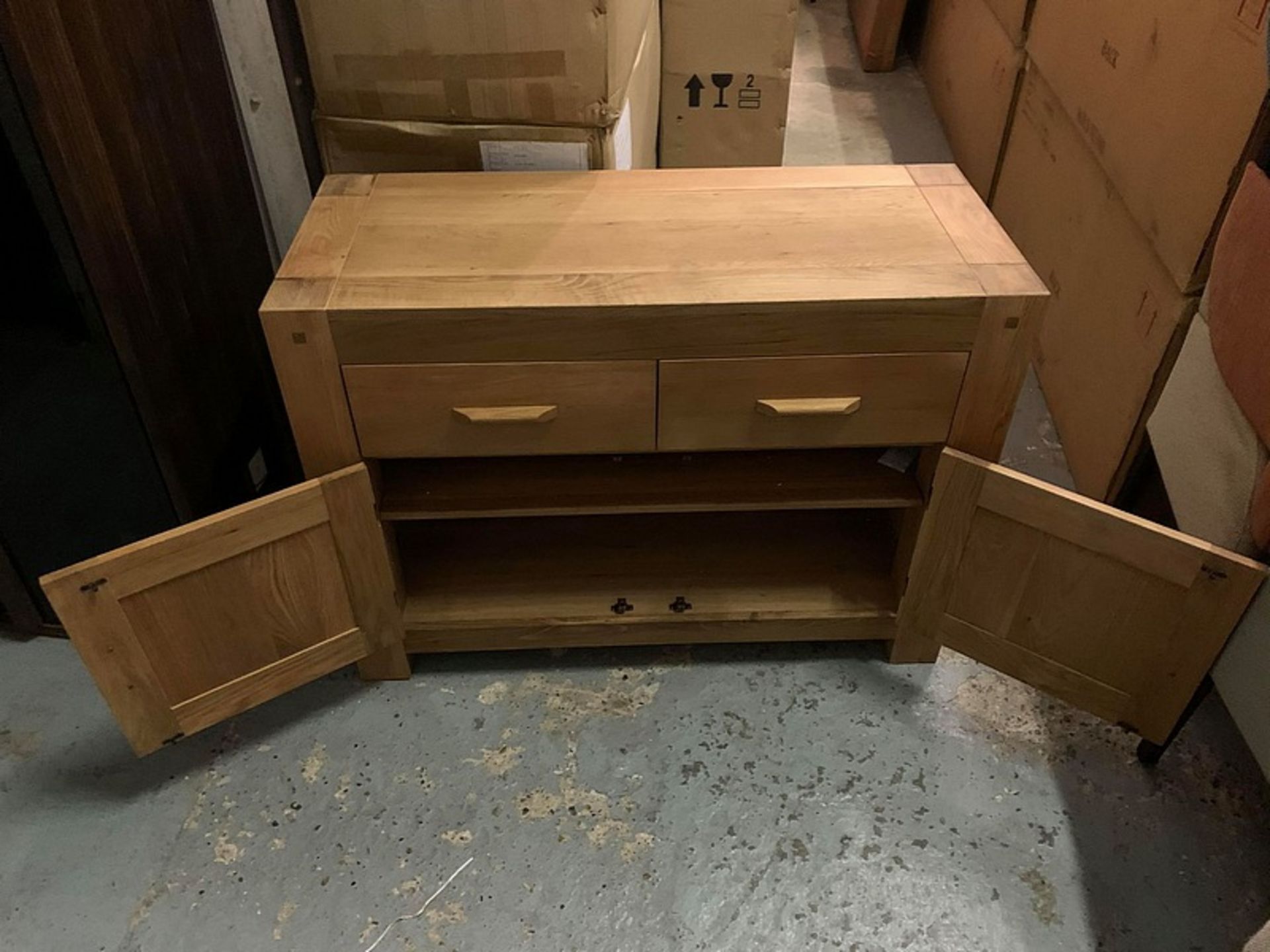 Oregon 2 Drawer 2 Door Sideboard - Image 2 of 4