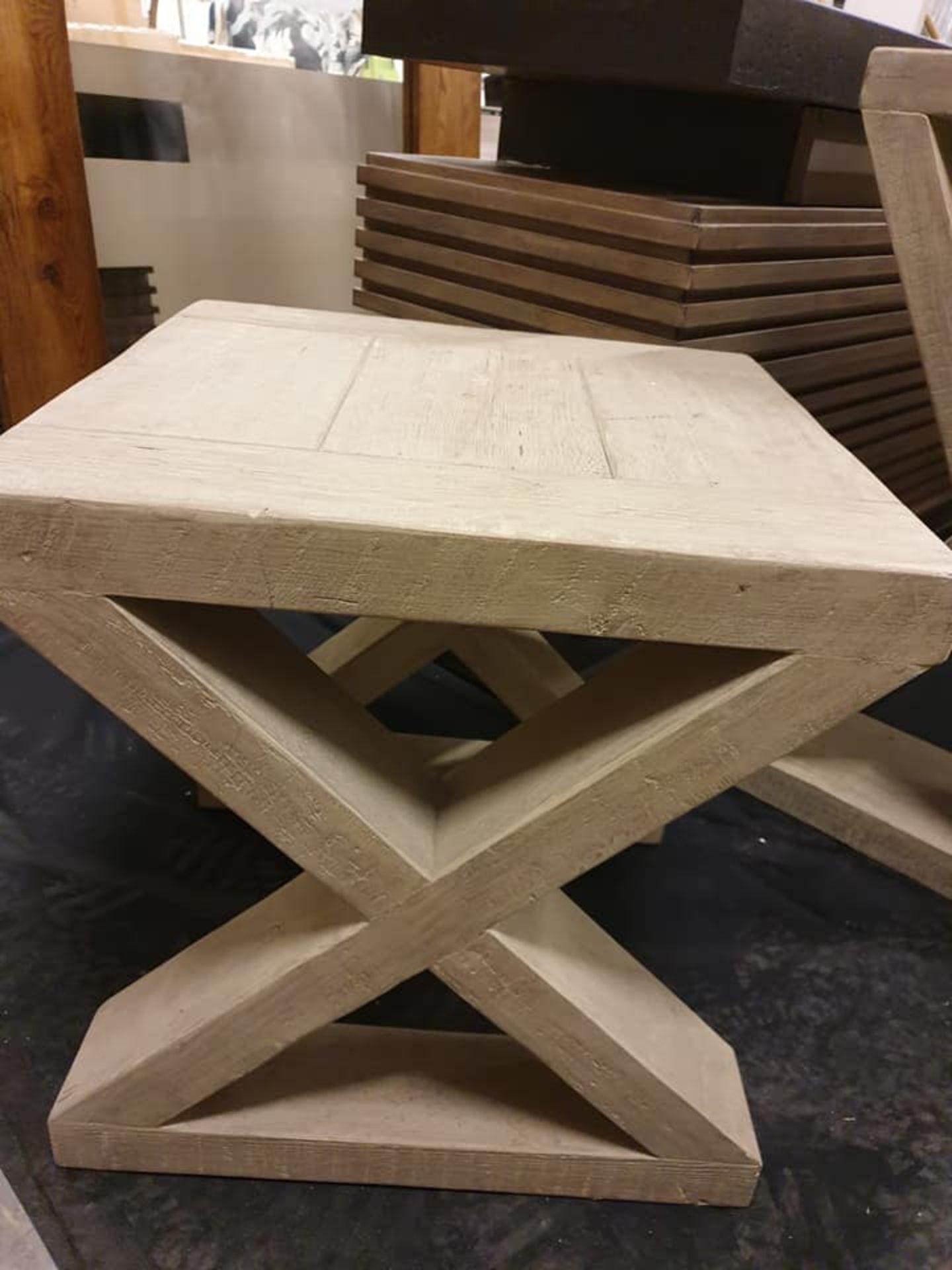 Rustic Side Table - Image 2 of 2