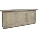 Fairmont Washed Wood Freestanding Bar