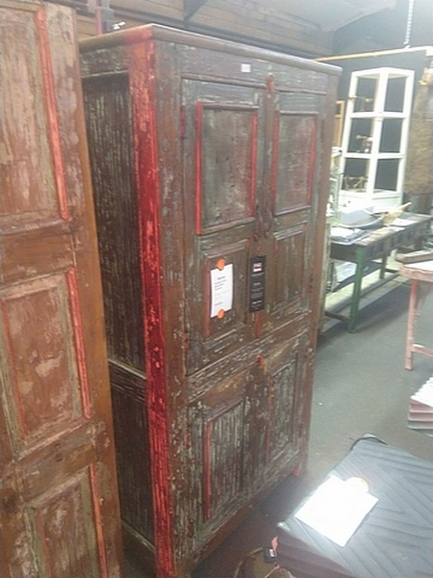 Antique Anglo Indian Carved Cabinet - Image 2 of 2