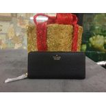 Kate Spade Cameron Street Black Leather Lacey Wallet